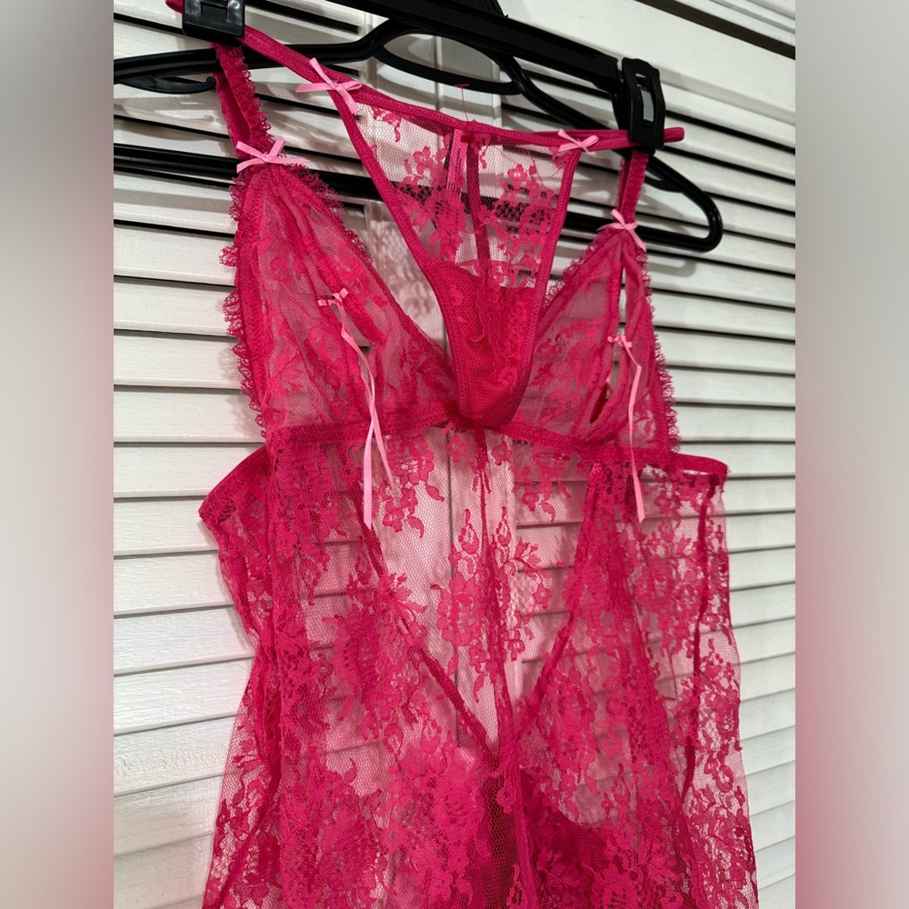 COPY - Victoria’s Secret Sexy Little Things Y2K Pink lace Set lingerie